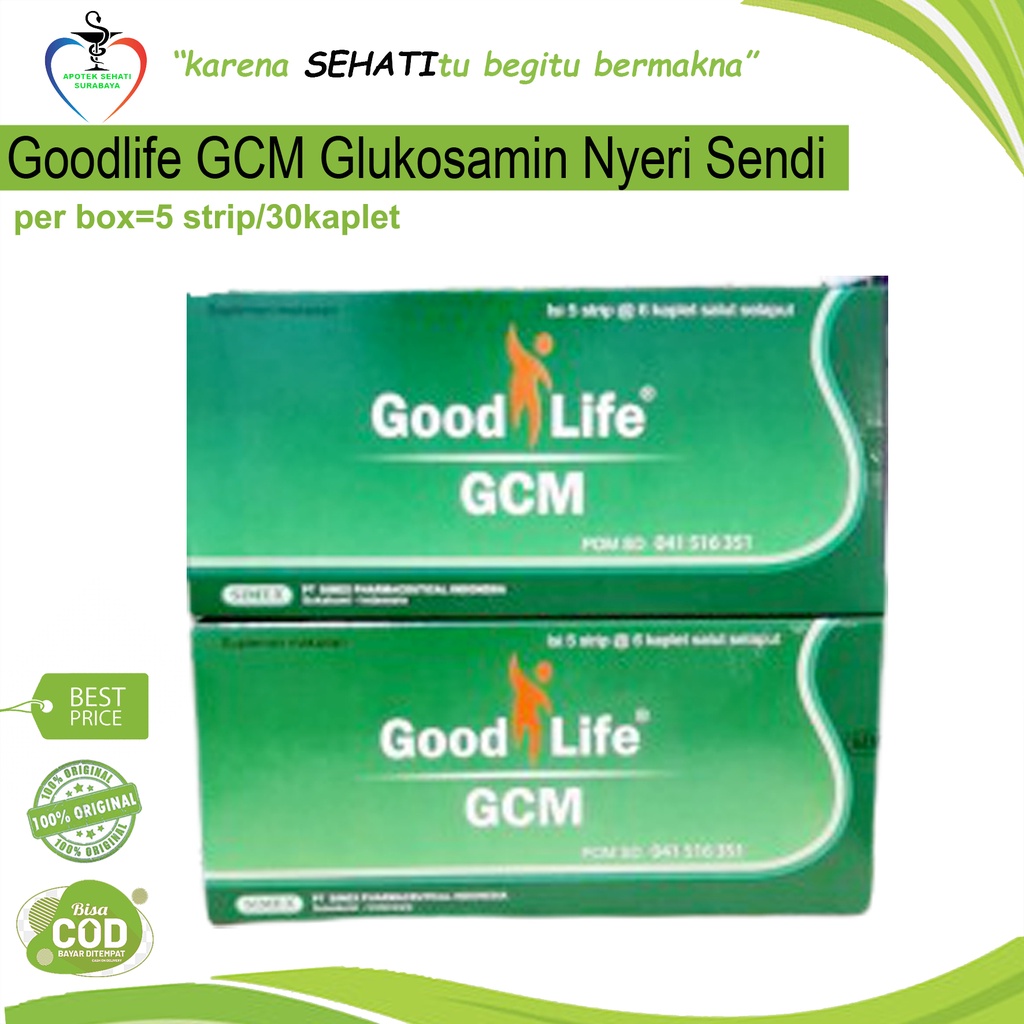 Good Life GCM Kaplet Glukosamin 500mg Simex Vitamin Persendian