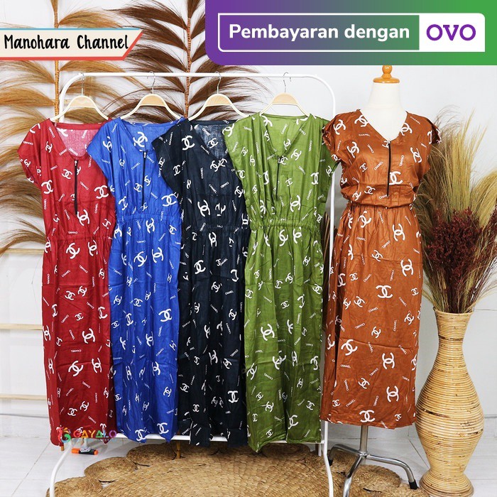 Daster Premium Manohara Batik Putri/Baju Hamil/Baju Busui/Daster Premium Kekinian/Baju - Channel