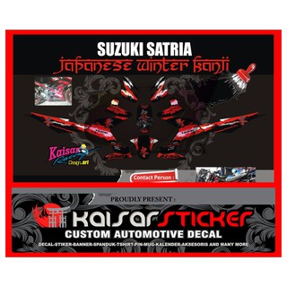  Stiker  Decal Motor  Stiker  All New Satria  F150 Fi Injeksi 