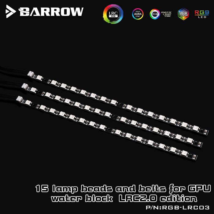 BARROW RGB-LRC03 LRC 2.0 Addressable RGB LED Strip for GPU Water Block
