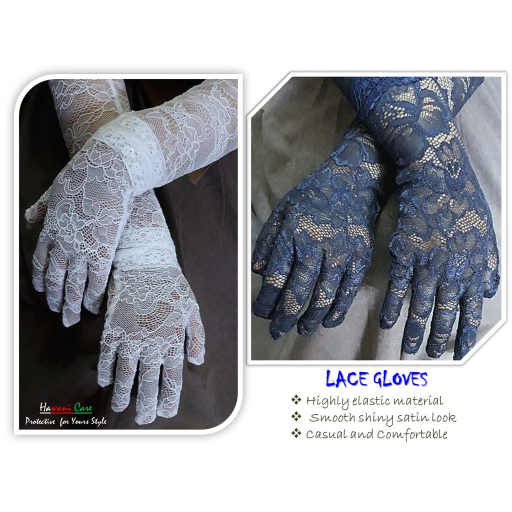 LUXURY LACE GLOVES BRIDAL