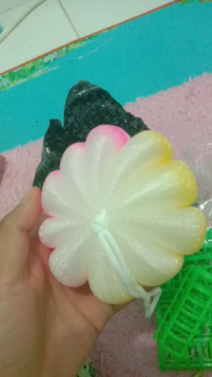 Bath Sponge Labu / Spons Mandi Labu / Spon Rainbow