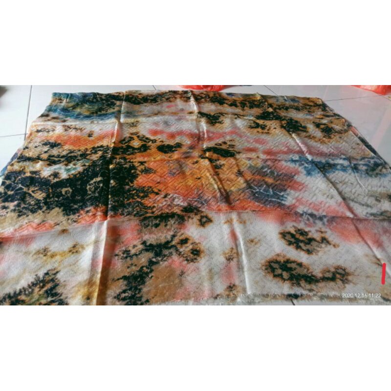 KAIN BATIK VISCOSE CIREBON TRUSMI BATIK FARIZA VISCOS FISKOS ABSTRAK TIE DYE CANTIK WANITA MODERN
