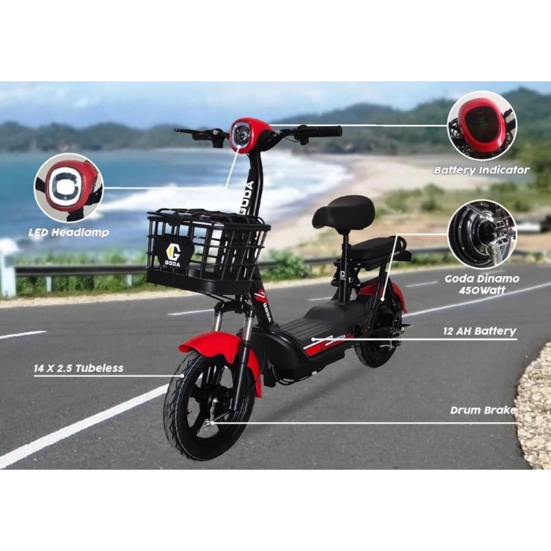 sepeda listrik electric bike motor listrik model terbaru tanpa bbm hemat bahan bakar ramah lingkunga