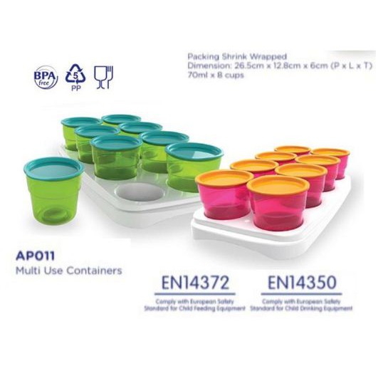 Multi Food Use Container AP011 Baby Safe AP011 / Multiuse