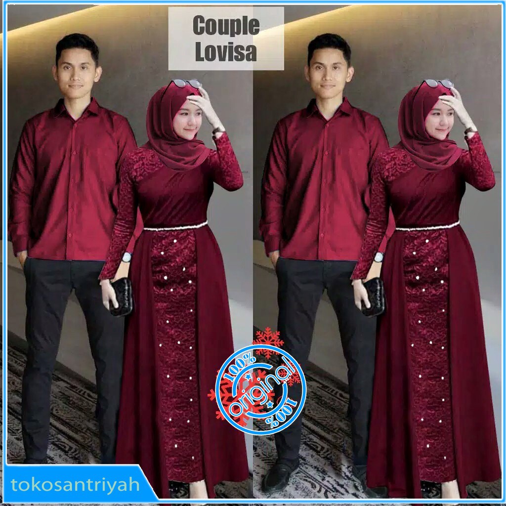 Jual Gamis Couple Pasangan Kekinian Baju Couple Kondangan Kekinian Baju Kapelan Baju Pasangan