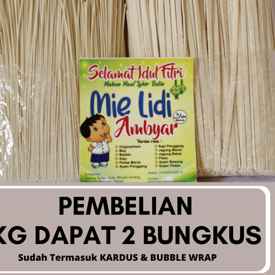 

TERBAIK MIE LIDI GEPENG MENTAH 1kg /milidimurah/mieliditerlaris/jajanankekinian/lidian/jajanankekini