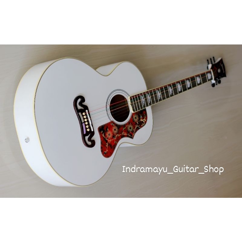 GITAR AKUSTIK GIBSON J200 CUSTOM PREMIUM Handmade Murah High Quality TERBARU COCOK UNTUK PEMULA