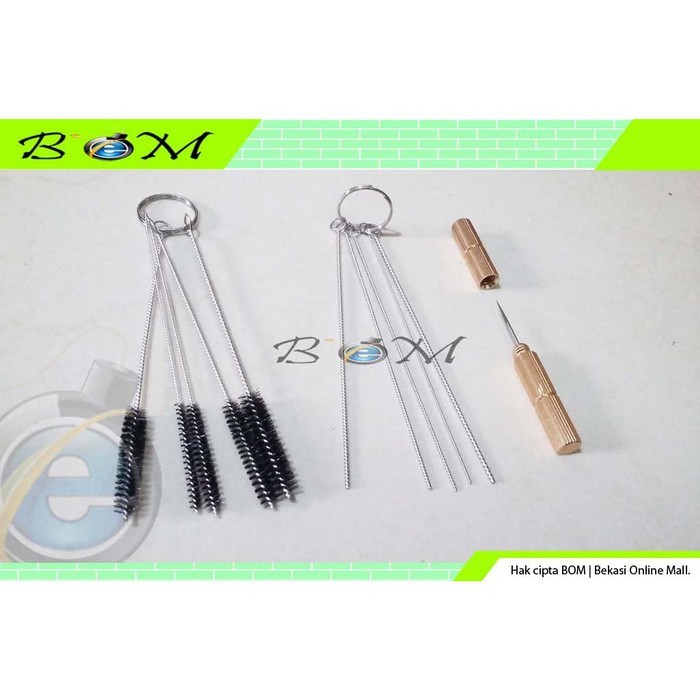 sikat cleaning kit pembersih spray gun airbrush spet meiji auarita