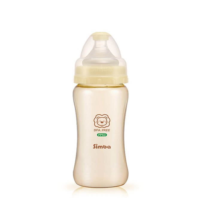 Simba PPSU Wide Neck Calabash Feeding Bottle 270ml Botol Susu