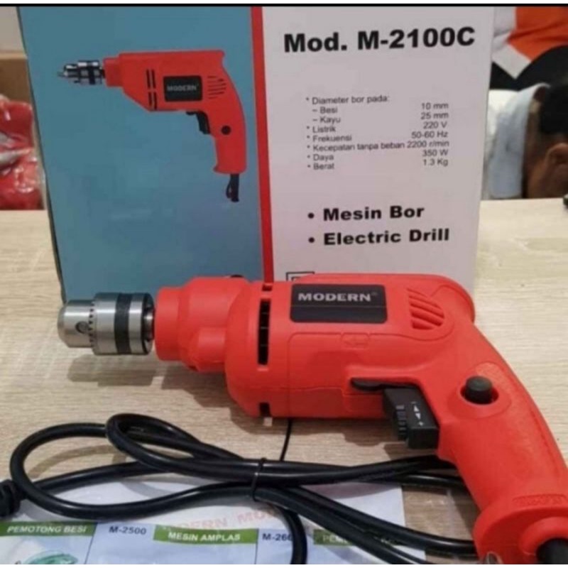 Mesin Bor 10mm MODERN M-2100C