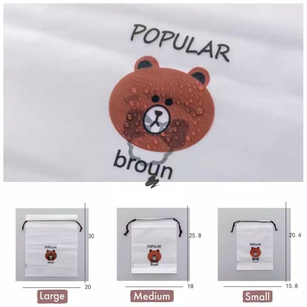 Tas Serut Travel Line Brown