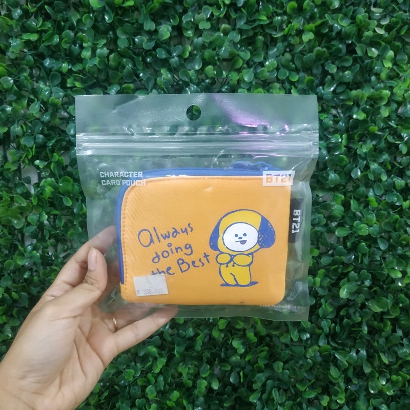 ( OFFICIAL BT21 ) CHARACTER CARD POUCH CHIMMIY