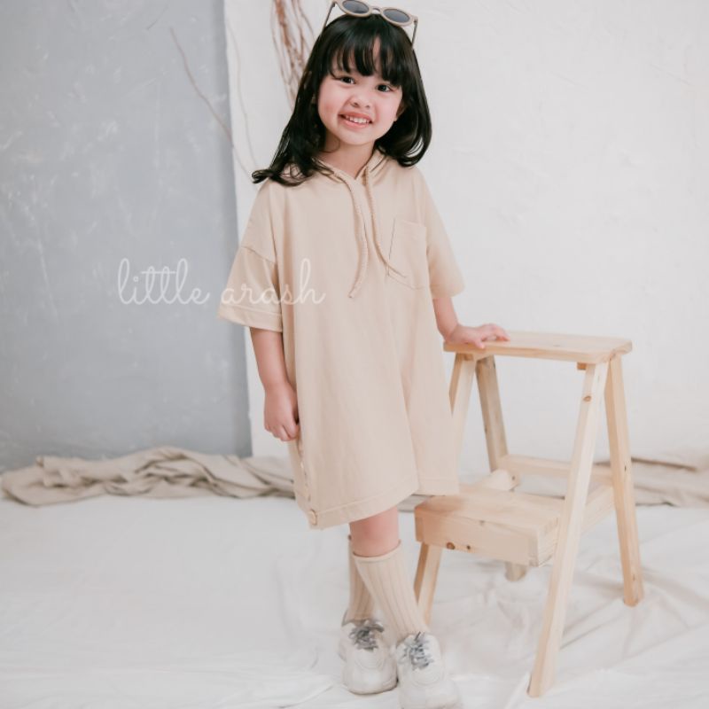 Domikado | Milly Hoodie Oversize Dress | Hoodie anak | Basic dress anak