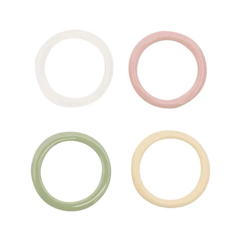 Cincin Bahan Akrilik Gaya Korea