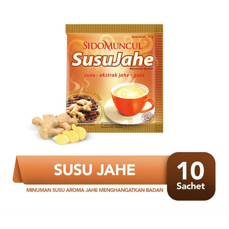 

[10 pcs] Kopi Jahe / Susu Jahe Sidomuncul