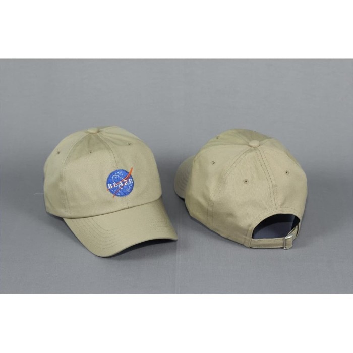 topi denim nasa original clip besi bisa bayar di tempat - COD