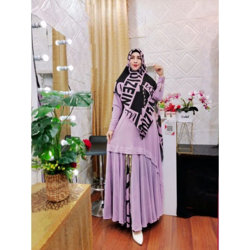Gamis Yodizein Gamis premium set terbaru