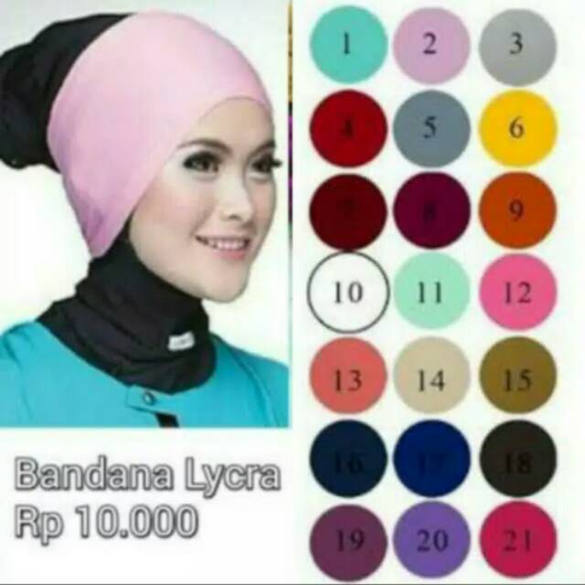 Bandana/Ciput/inner Lycra Zoya