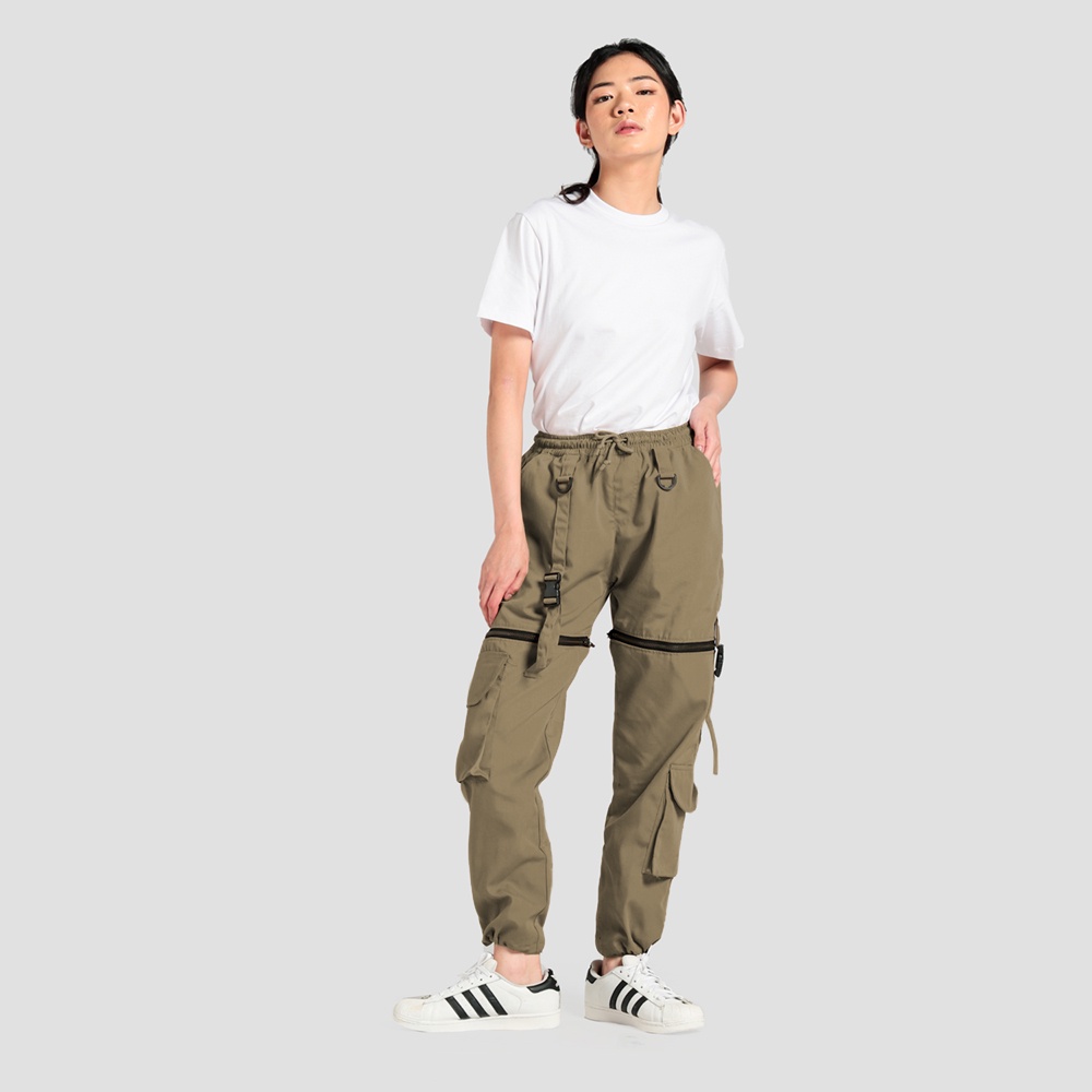 Celana Panjang Jogger Cargo Hypebeast Training wanita Keren Terbaru - XSHOP Justiny