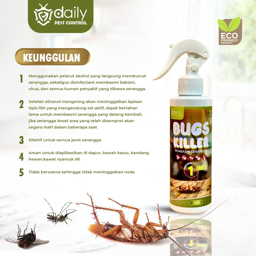 CAIRAN ANTI SERANGGA DAILY BUGS KILLER SPRAY PEMBASMI SERANGGA ANTI SEMUT/ANTI KECOA