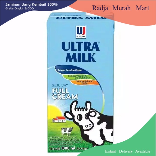 

Susu UHT Ultra Full cream 1 Liter