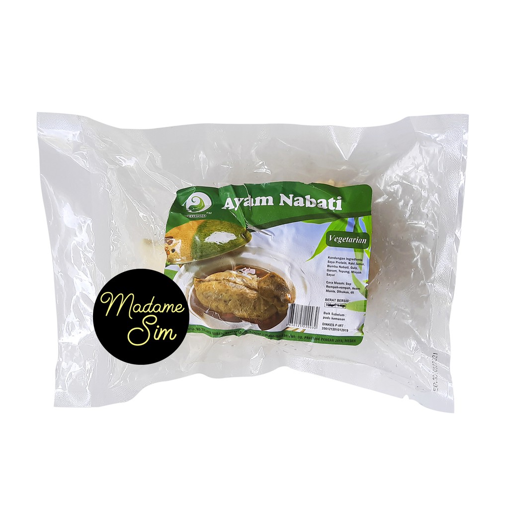 

AYAM NABATI - AYAM 1 EKOR VEGETARIAN (450 GR)