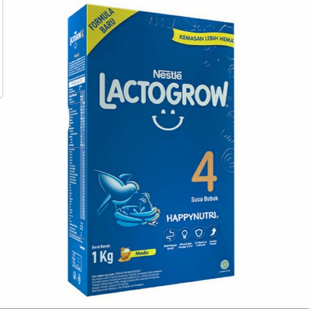 Lactogrow 4 Vanila / Madu 1000gr / Toko Makmur Online