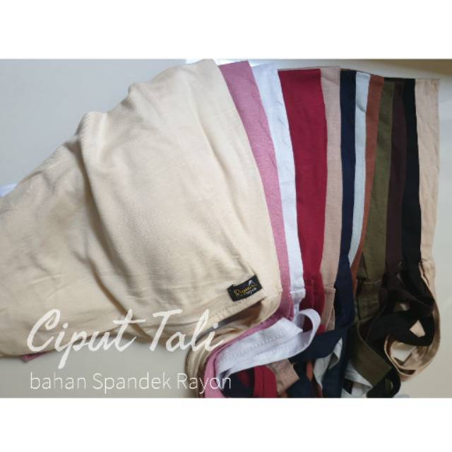 RIYANI CIPUT TALI SPANDEK RAYON DALAMAN HIJAB