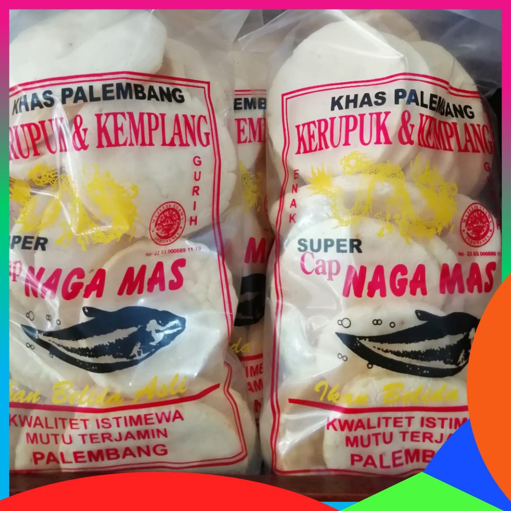 

Kemplang Palembang Super Bulatan Besar 250 Gram - Khas Palembang Naga Mas