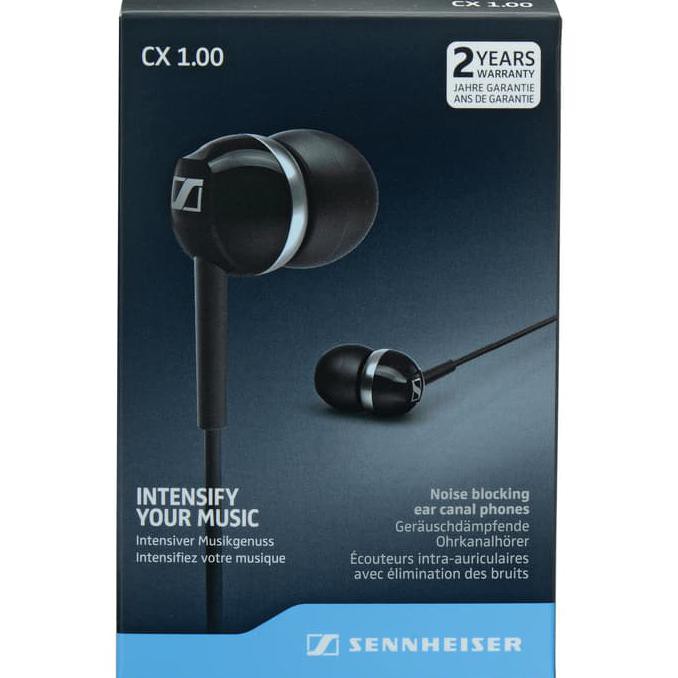 EARPHONE SENNHEISER CX 1.00 ORIGINAL RESMI EARPOD HANDSFREE HEADSET - PUTIH