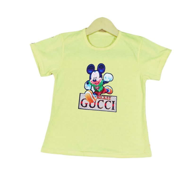 Baju Kaos Anak Cewek GC MICKEY1-12Tahun Ukuran S.M.L.XL.3XL.3XL