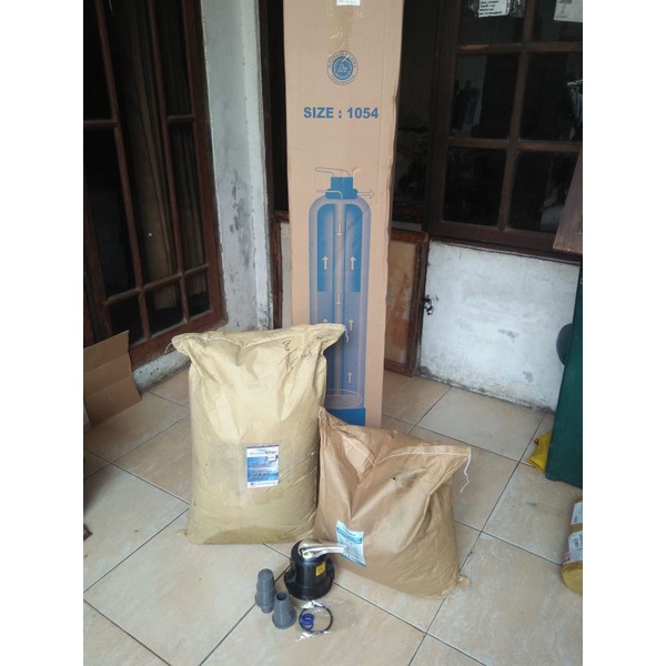 Filter Air Sumur PDAM Tabung Nanotec FRP 1054 lengkap