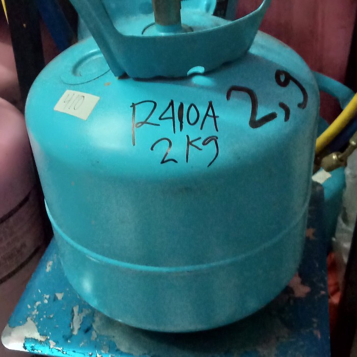 Freon AC r410a R410 Tabung Kecil isi 1kg atau 2 kg 410a free tabung