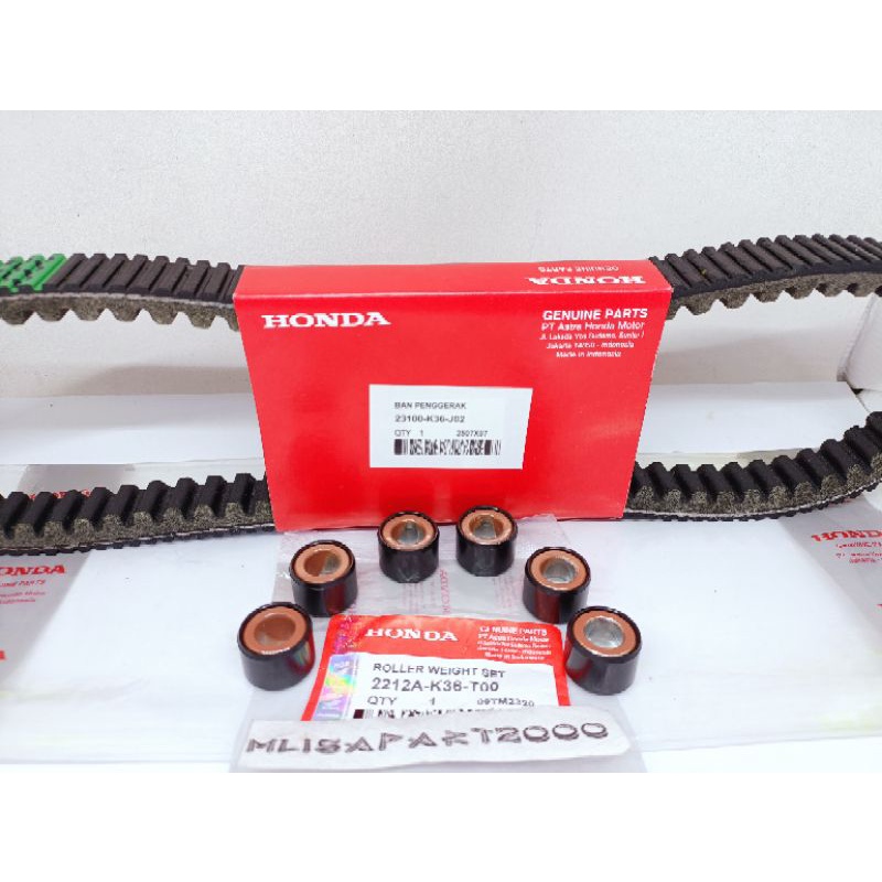V-Belt onlly K36+Roller Honda Vario 125 esp Vario 125 fi New LED Vario 150 LED.ORi