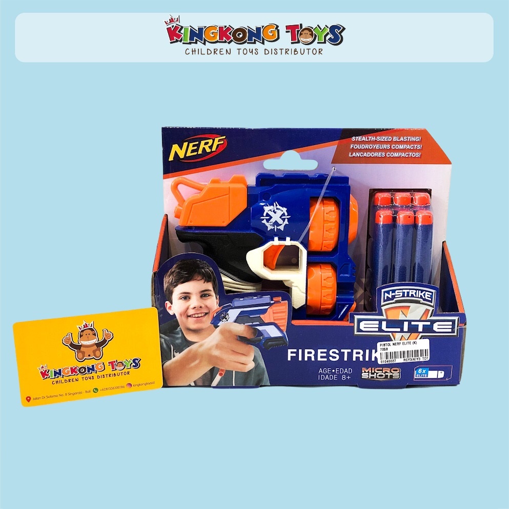 MAINAN PISTOL NERF ELITE / PISTOL BUSA / NERF GUN TOYS / MAINAN ANAK PISTOL / 01040027