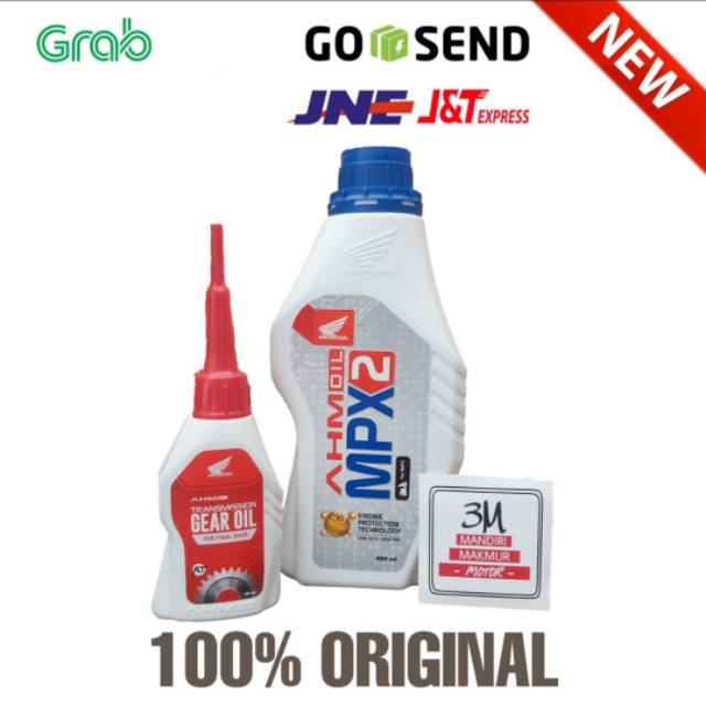 PAKET OLI MPX2 OLI MOTOR HONDA MPX PAKET OLI MPX GEAR OIL AHM