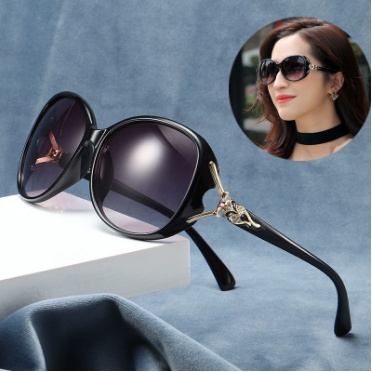 Kacamata Hitam Sunglass Elegan Anti Silau Polarisasi HD Bisa COD Kaca Mata Wanita Gaya Korea Anti UV