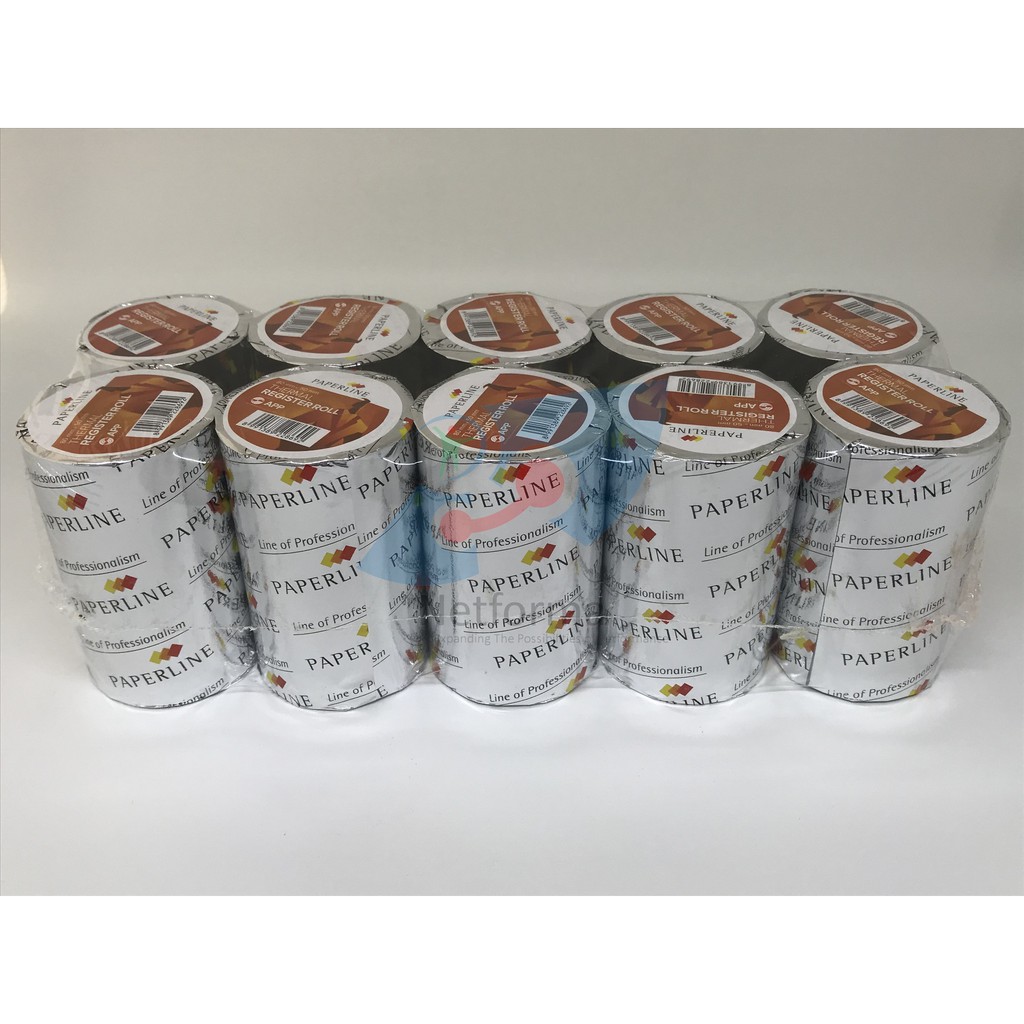 

Thermal Paper 80x50mm Paperline 10roll