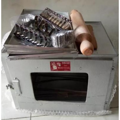 *****] OVEN KOMPOR OVEN TANGKRING OVEN MINI 3 SUSUN GRATIS 7 MACAM ALAT KUE