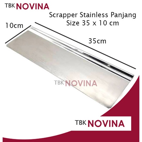 SCRAPER STAINLESS STEEL / PEMOTONG ADONAN STAINLESS