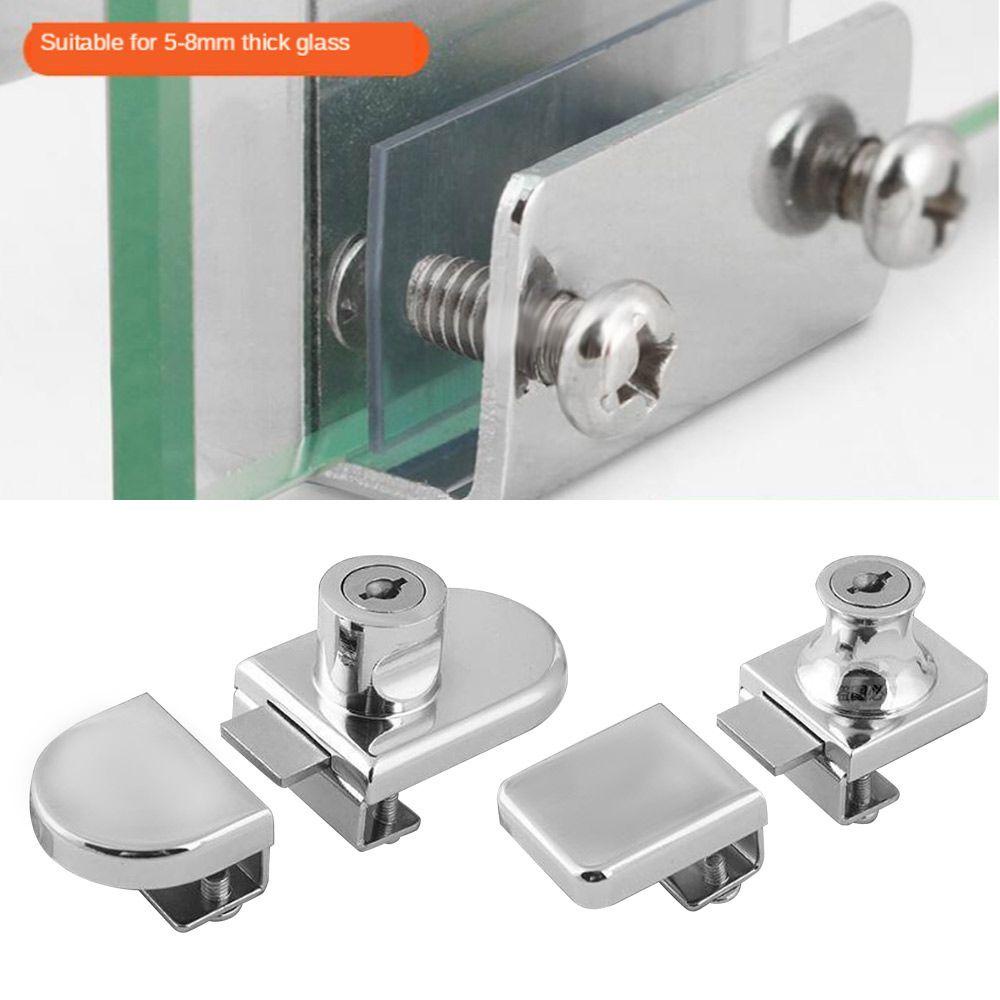 TOP Kunci Lemari Kaca Dengan Kunci Zinc Alloy Pengait Window Lock