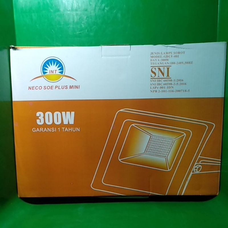 LAMPU TEMBAK LAMPU SOROT LED NECOSOE/winglock 300W WH &amp; WW