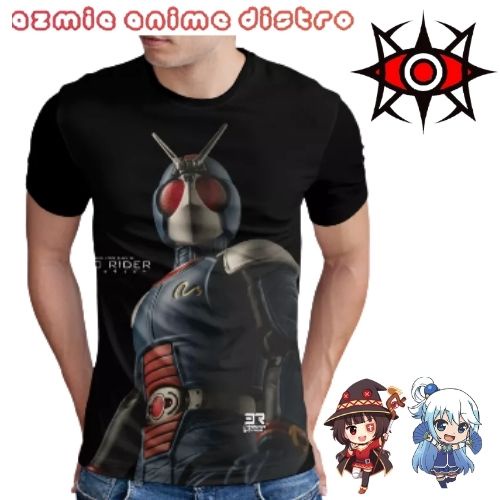 kaos printing anime Kamen Rider Black Rx Bio Rider
