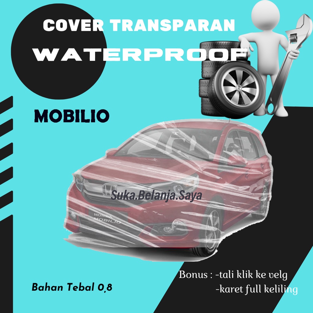 Body Cover Mobil Mobilio Sarung Mobil Mobilio/Mobilio rs/honda mobilio/mobilio bening/mobilio transparan tebal/avanza/avanza lama/avanza veloz/grand avanza/xenia/xenia lama/calya/sigra/sigra r/sienta/hrv/freed/honda freed/corolla twincam/civic lx/brio rs