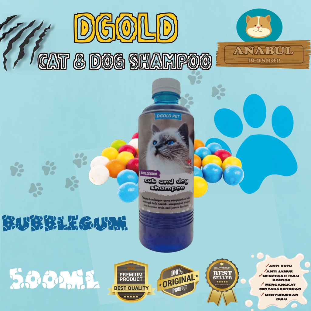 [GROSIR] SHAMPOO KUCING ANJING ANTI KUTU JAMUR DGOLD 500ML MENCEGAH BULU RONTOK VARIAN AROMA MAWAR,LANVENDER,JASMINE,KOPI,BUBBLEGUM