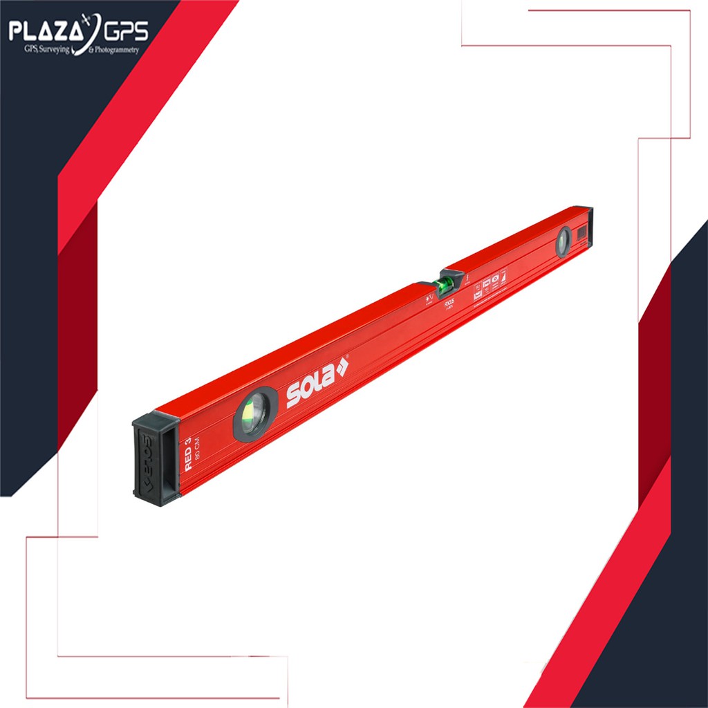

SOLA Red 3 Box Profile 120cm Spirit Levels RED3120