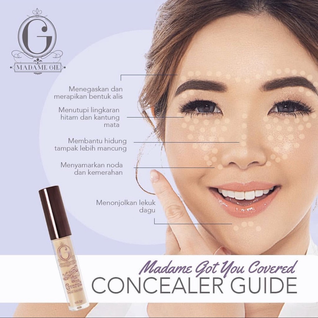 Madame Gie Got You Covered Concealer Jerawat &amp; Noda Hitam