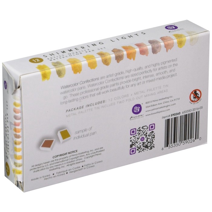 

Prima Marketing Watercolor Confections (Shimmering Lights) - 12 Colors