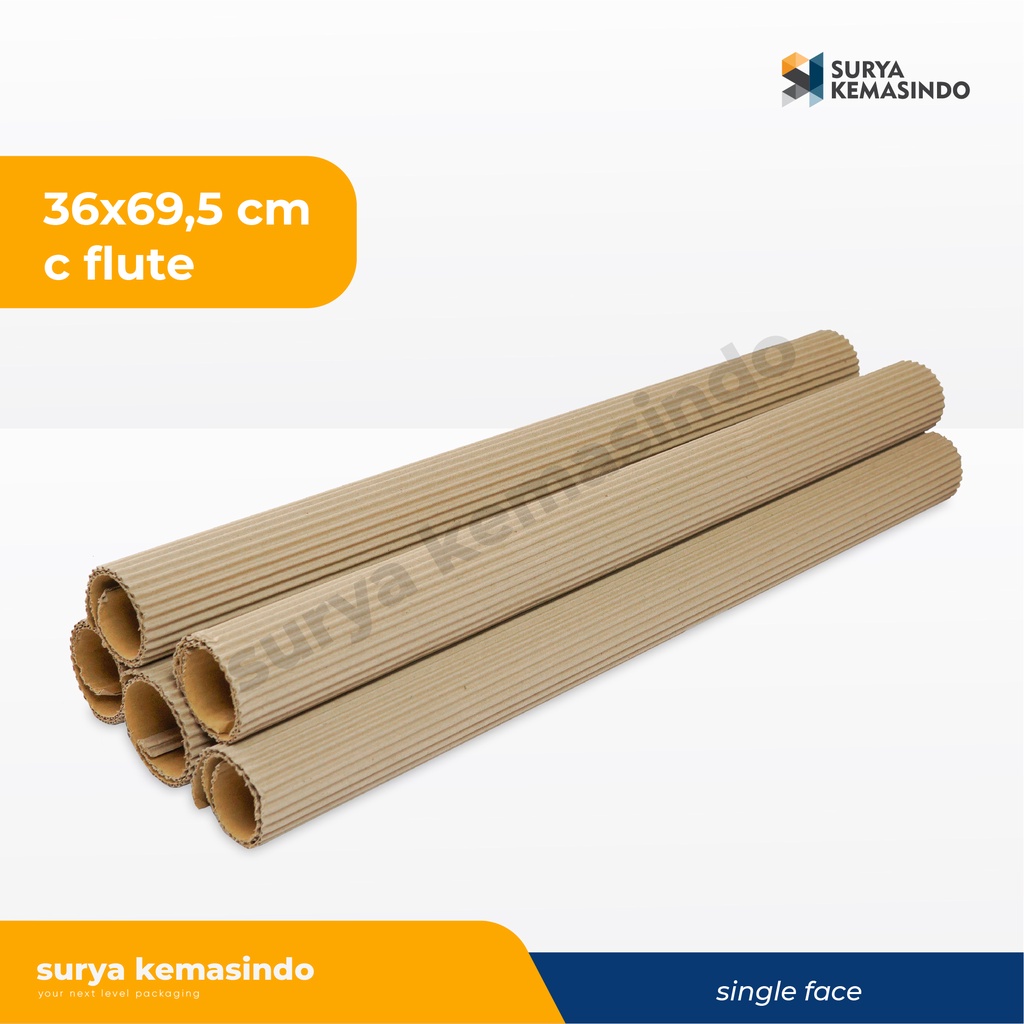 

Single Face 36x69,5 cm ( C flute ) singleface/corrugatedbox/karton/kardus